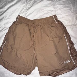 Inaka Power Men's Brown Athletic Shorts